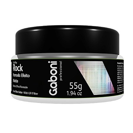 Pomada Efeito Matte Gaboni Rock 55gr