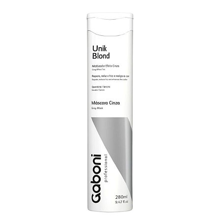 Máscara Silver Efeito Cinza Unik Blond Gaboni 280ml