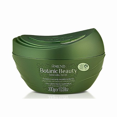 Máscara Botanic Beauty Amend Óleo de Monoi Alecrim e Gengibre 300g