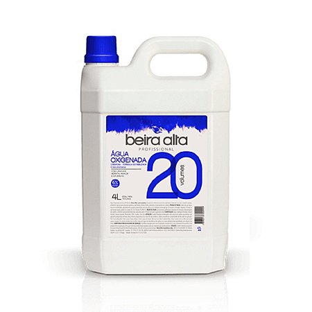 Agua Oxigenada 20 Volumes Beira Alta 4l