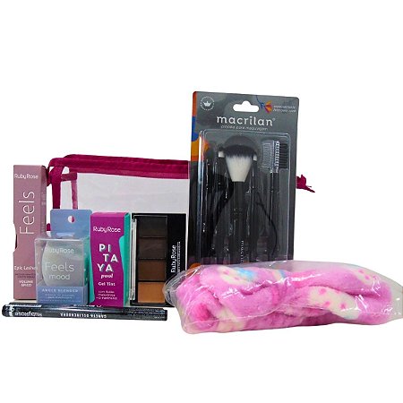 Kit Maquiagem Ruby Rose C/9 Itens