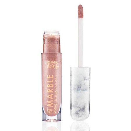 Gloss Labial Bruna Tavares Bt Marble Precious Rose Gold 4,5g