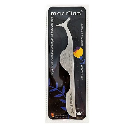 Pinça Macrilan Profissional Para Aplicação de Cílios Postiços Pi-11