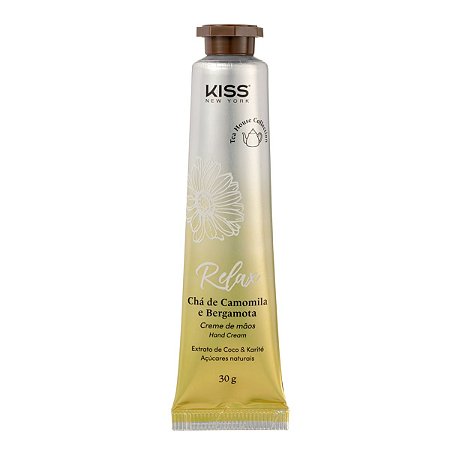 Creme de Mãos Kiss New York Relax Chá de Camomila e Bergamota Cmc05b 30g