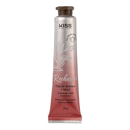 Creme de Mãos Kiss New York Recharge Chá de Hibisco e Maçã Cmc02b 30g