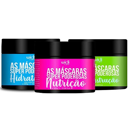 Cronograma Capilar Widi Care Máscaras Super Poderosas Com 3