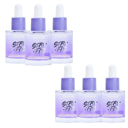 Kit Sérum Potencializador Ruby Rose Stay Fix Ruby Rose 29ml C/6