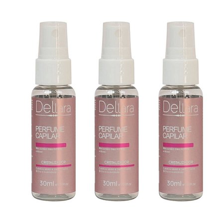 Perfume Capilar Dellara Cristalizador C/3 30ml