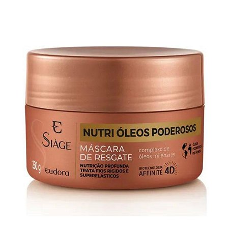 Máscara Siage Eudora Nutri Óleos Poderosos 250g