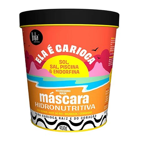 Máscara Nutritiva Lola Cosmetics Ela É Carioca Sol,sal,piscina e Endorfina 450g
