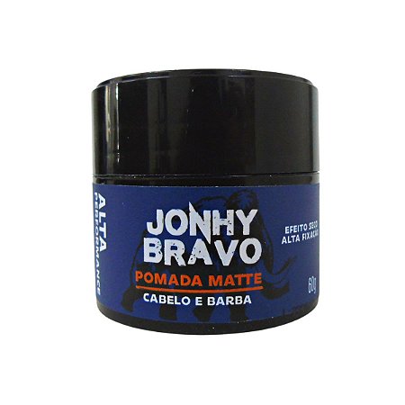 Pomada Matte Dellara Jonhy Bravo Cabelo e Barba 60g