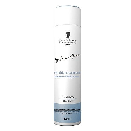 Shampoo Kerascience Restaura Pontas Secas Sonia Abrão Double Treatment 300ml