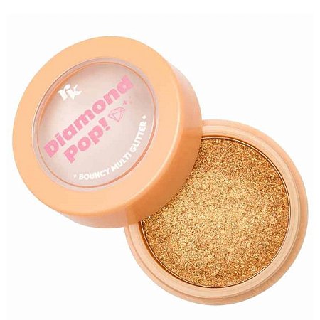 Glitter Multifuncional Diamond Pop Rk By Kiss Ny Gold Glow Bg03b 3,5g