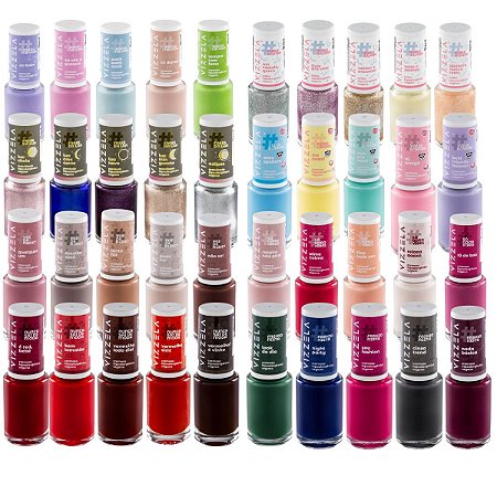 Kit Esmalte Vizzela 9ml C/40