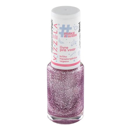 Esmalte de Brilho Vizzela #makeawish Livre Pra Voar 9ml