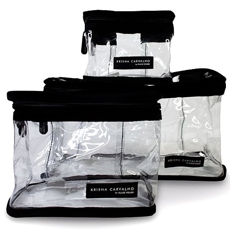 Kit Necessaire Klass Vough Krisna Carvalho C/3 Ref. Hn0322