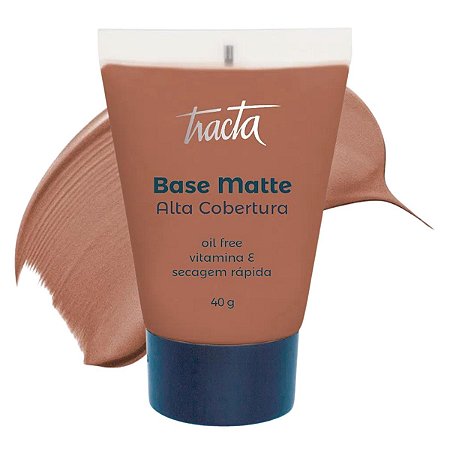 Base Matte Tracta Alta Cobertura Cor 10 40g