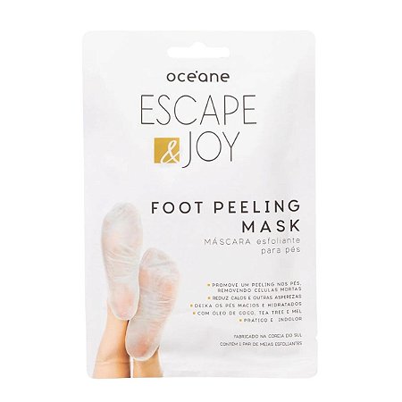 Máscara Esfoliante Para Pés Oceane Escape & Joy