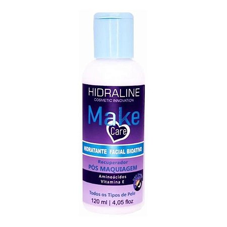 Hidratante Facial Bioativo Hidraline Vitamina e Make Care 120ml