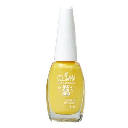 Esmalte Cintilante Colorama Bloquinho 3 Por 10 8ml