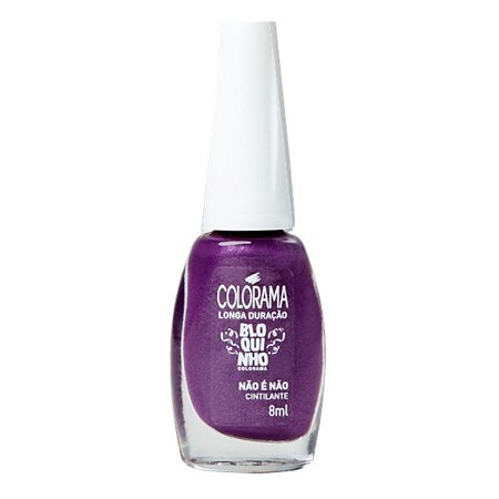 Esmalte Cintilante Colorama Bloquinho Não É Não 8ml