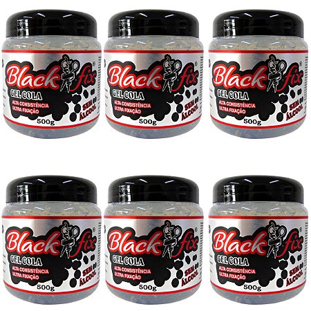 Kit Gel Cola Black Fix 500g C/6