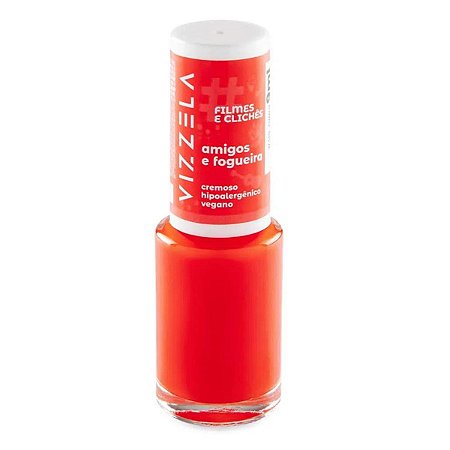 Esmalte Cremoso Vizzela #filmeseclichês Amigos e Fogueira 9ml