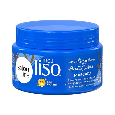 Máscara Matizadora Anticobre Salon Line Meu Liso 300g