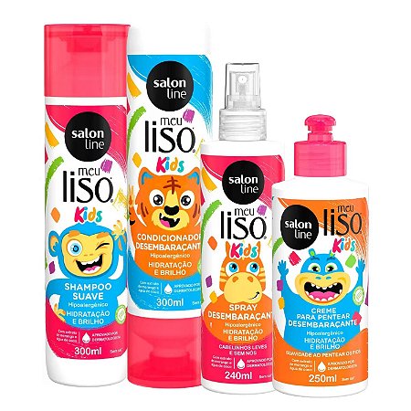 Kit Salon Line Kids Meu Lisinho Imaginação e Diversão C/4