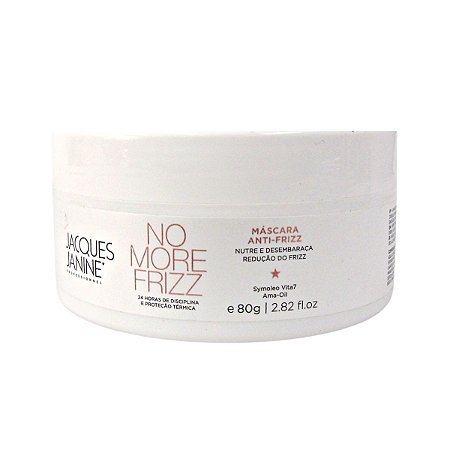 Máscara Anti-frizz Jacques Janine No More Frizz 80g