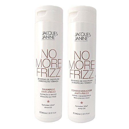 Kit Jacques Janine No More Frizz: Shampoo e Condicionador 240ml
