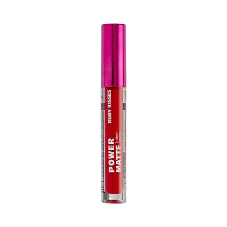 Batom Líquido Ruby Kisses Power Matte Oh My Red 2,5ml