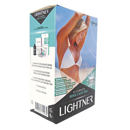 Kit Clareador Lightner Cless Menta e Aloe Vera