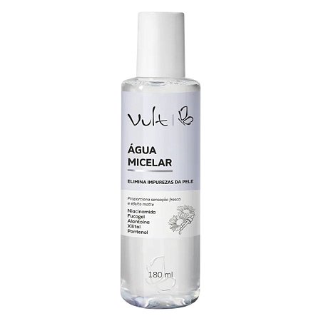 Água Micelar Vult Elimina Impurezas da Pele 180ml