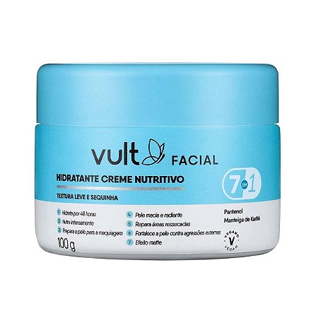 Hidratante Facial Vult Creme Nutritivo 100g