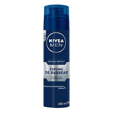 Espuma de Barbear Nivea Men Original Protect 200ml