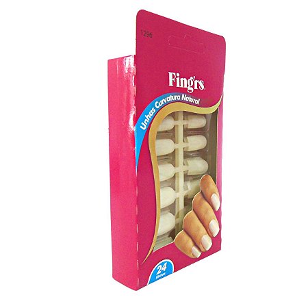 Unhas Postiças Fing'rs Curvatura Natural Ref. 1296