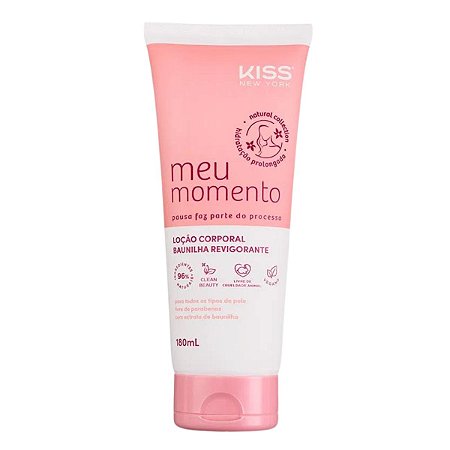 Loção Corporal Baunilha Revigorante Kiss Ny Meu Momento 180ml