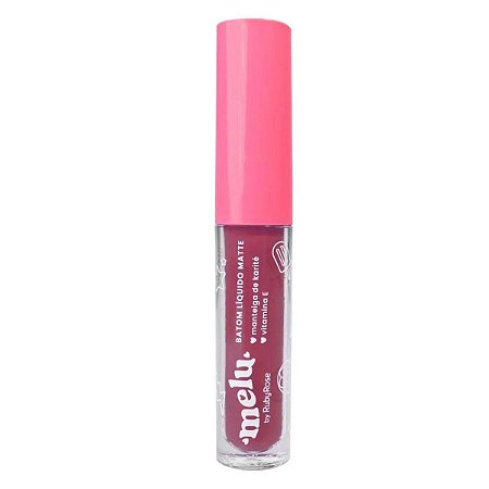 Batom Liquido Matte Melu By Ruby Rose Raspberry Cm05 Ref:rr-563/5 3,5ml