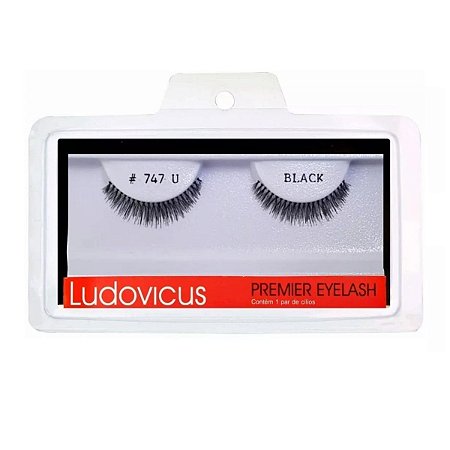 Cílios Postiços Ludovicus Premier Eyelash 747 U Black