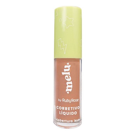 Corretivo Líquido Melu By Ruby Rose Cobertura Leve Chocolate 5 Hb-8104 5ml