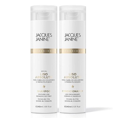 Kit Jacques Janine Liso Absoluto: Shampoo e Condicionador 240ml