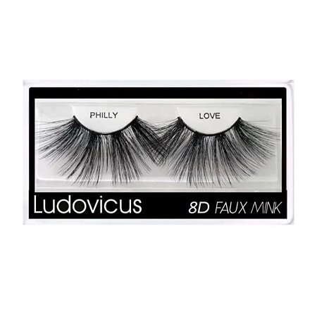 Cílios Postiços 8d Ludovicus Faux Mink Philly Love
