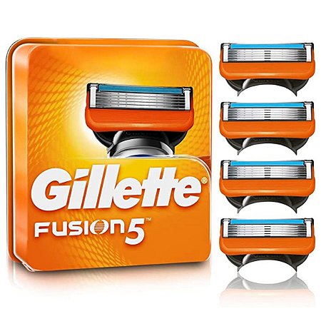 Carga Para Aparelho Fusion 5 Gillette C/4 Un