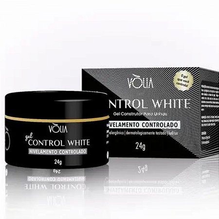 Gel Construtor Para Unhas Vólia Control White 24g