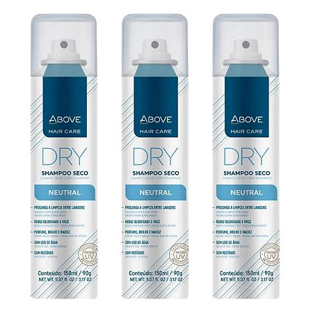 Kit Above Shampoo A Seco Hair Care Dry Neutral 150ml /3