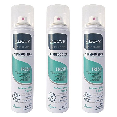 Kit Above Shampoo A Seco Hair Care Fresh 150ml C/3