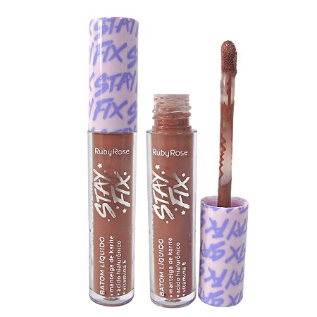 Batom Líquido Ruby Rose Stay Fix Maia 3,2ml