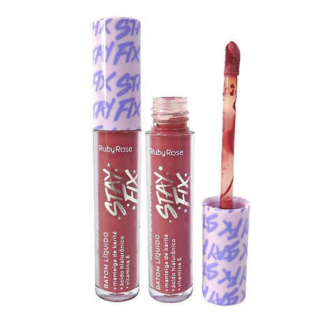 Batom Líquido Ruby Rose Stay Fix Rana 3,2ml