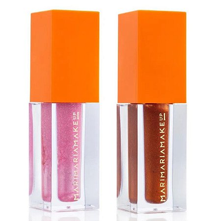 Kit Gloss Mari Maria Make Up de Aumento Labial Fire Kiss 4,5ml C/2